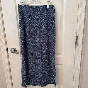 Vintage Floral Maxi Skirt